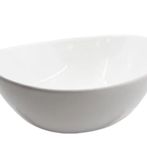 White countertop vessel basin
